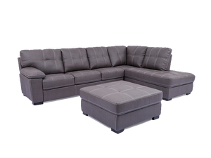 Brampton Sectional with Ottoman - Richicollection Furniture Warehouse