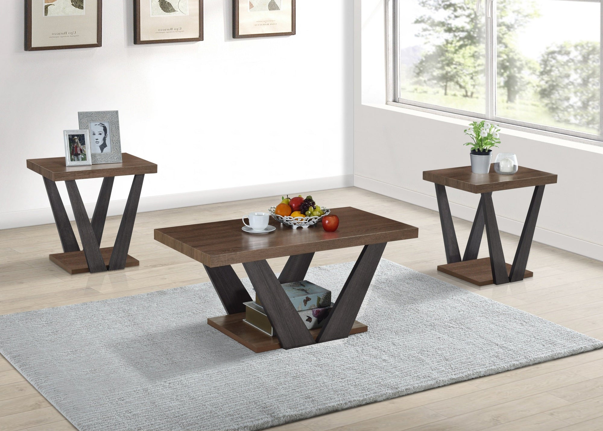 Ann Coffee Table Set - Richicollection Furniture Warehouse