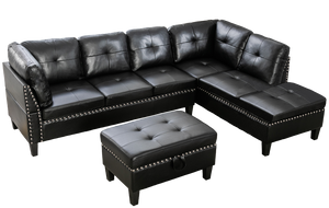 Maria Sectional With Storage Ottoman