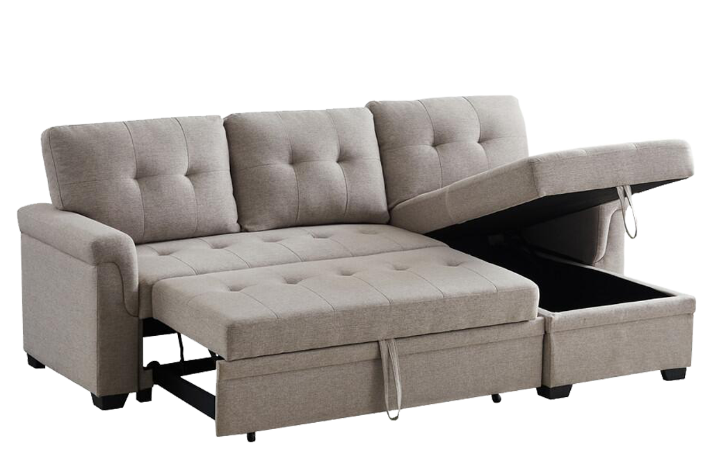Monia Pull-Out Bed Sectional
